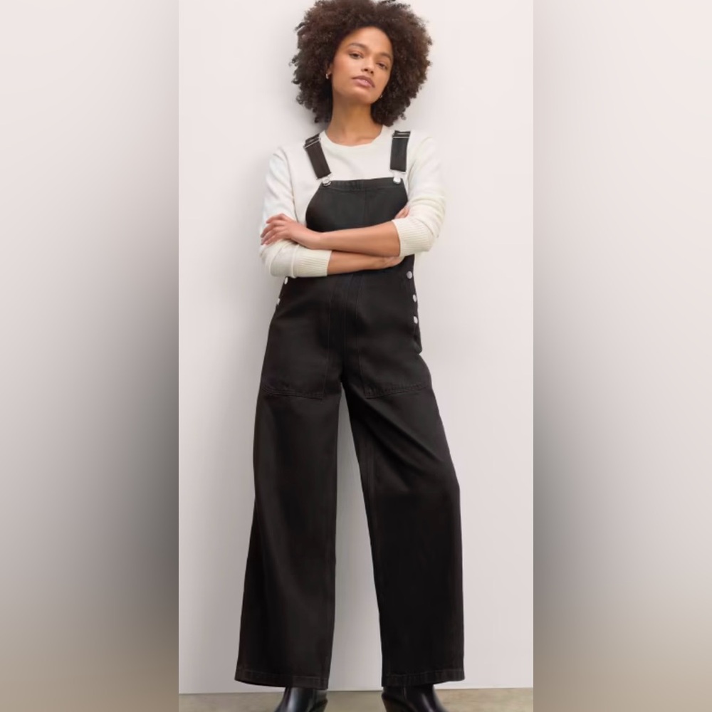 Everlane wide-leg overalls